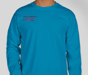 AUA Long Sleeve Rear Blue